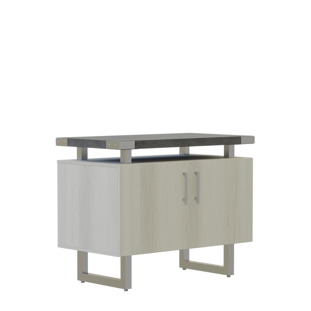 Mirella™ Storage Cabinet Stone Gray. Picture 2