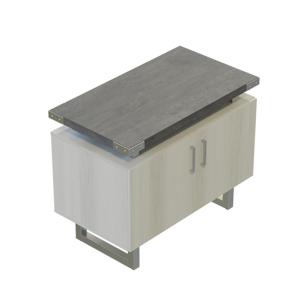 Mirella™ Storage Cabinet Stone Gray. Picture 4