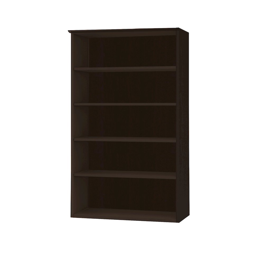 Bookcase (5 Shelf), Mocha. Picture 1