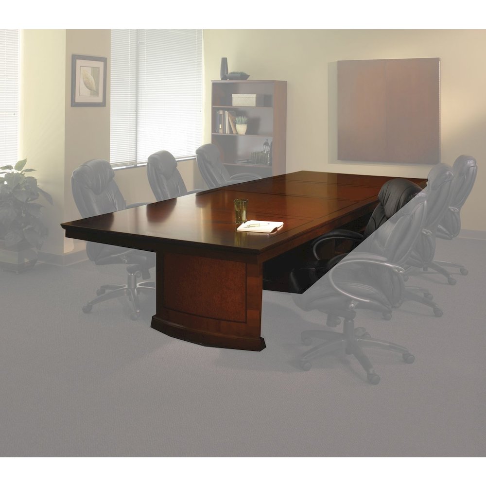 CONFERENCE ROOM TABLES (12' Rectangular), Bourbon Cherry. Picture 1