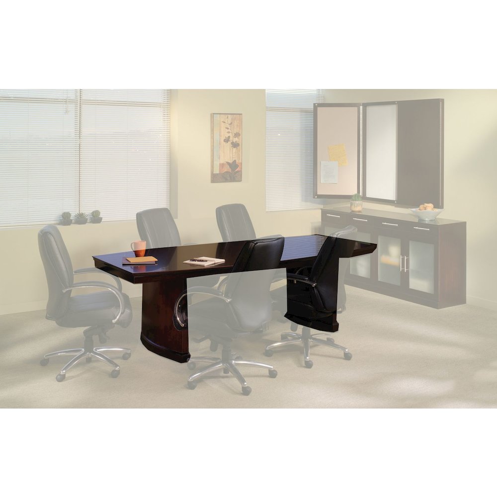 CONFERENCE ROOM TABLES (8' Rectangular), Espresso. Picture 1