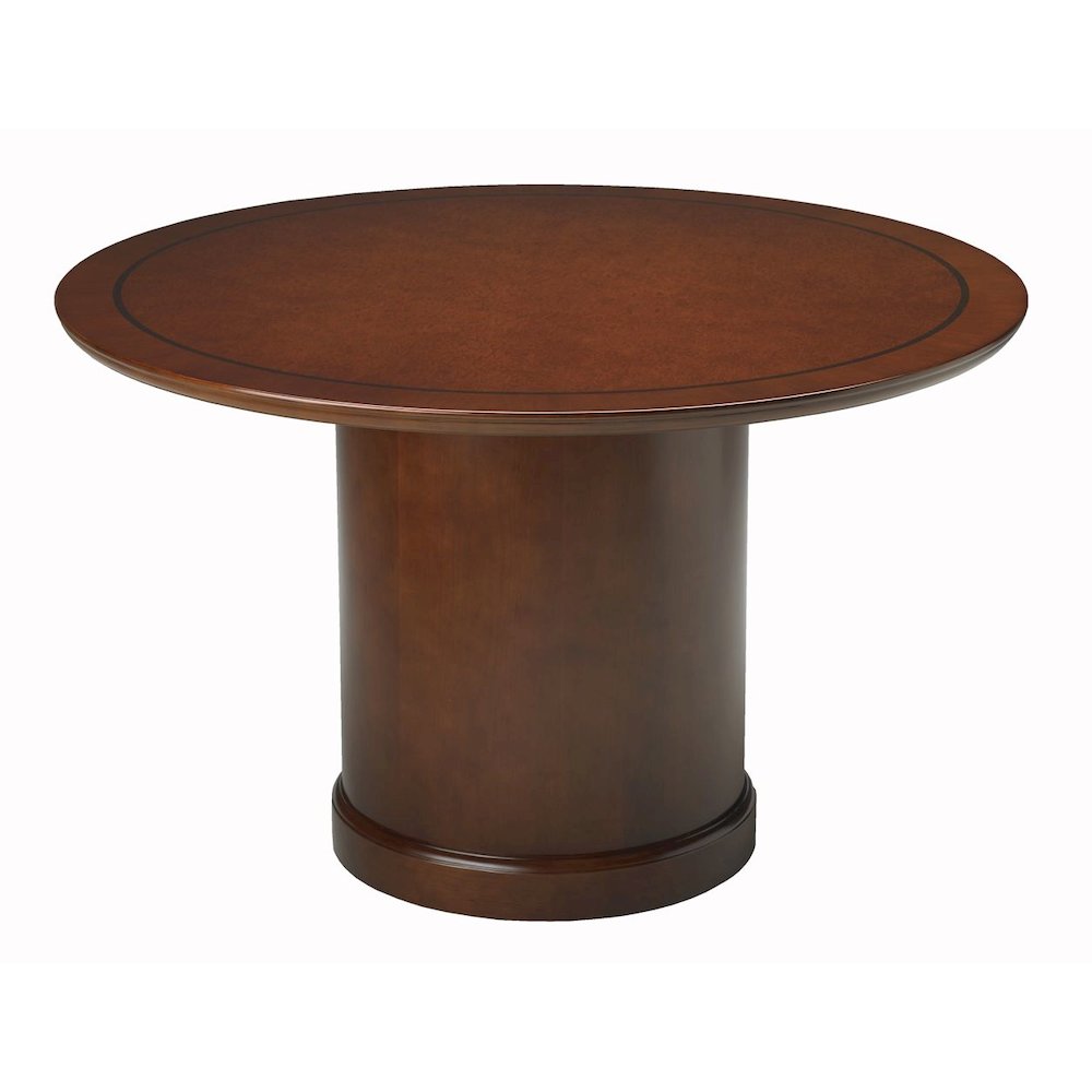 CONFERENCE ROOM TABLES (48" round), Bourbon Cherry. Picture 1