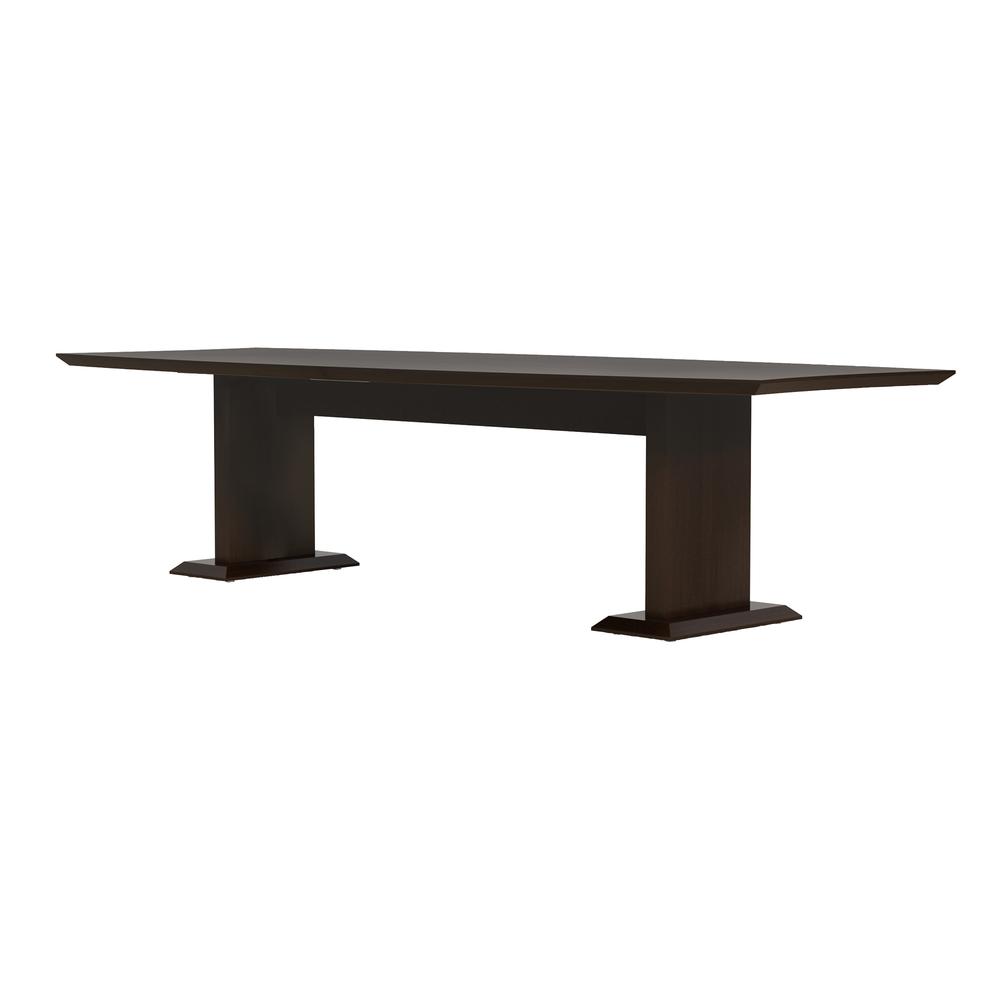 120" Rectangle Conference Table, Textured Mocha. Picture 3