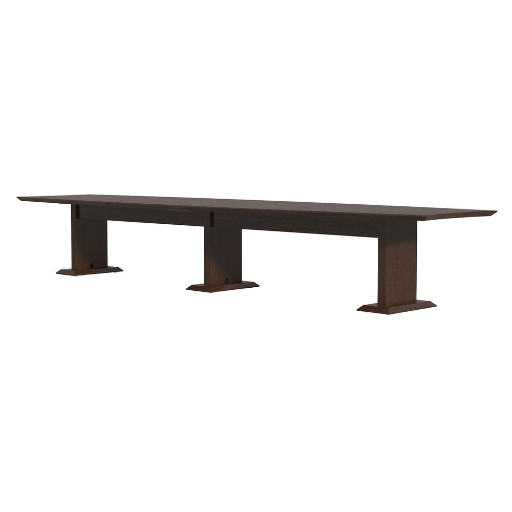 192" Rectangle Conference Table, Textured Mocha. Picture 2