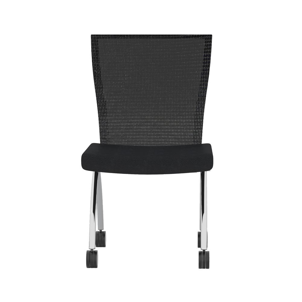 High-Back Chair No Arms - 2/Ctn, Black. Picture 2