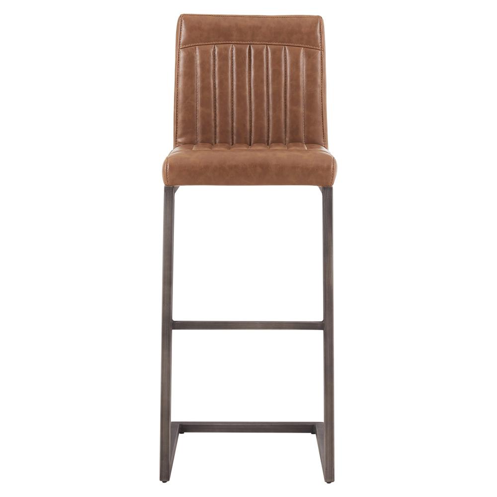 Ronan PU Leather Bar Stool, (Set of 2). Picture 2