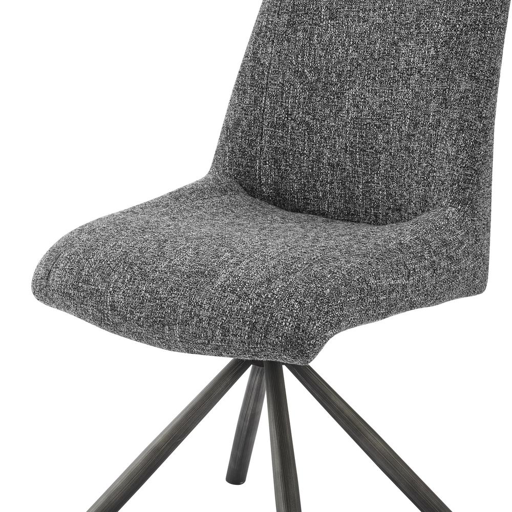 Viona Fabric Swivel Dining Side Chair (Seat), (Set of 2). Picture 8