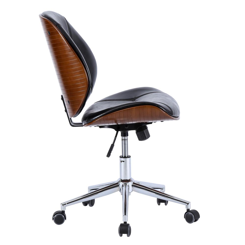 Shaun PU Leather Bamboo Office Chair. Picture 5