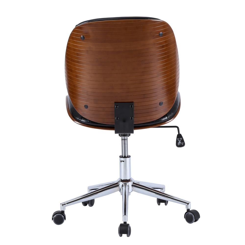 Shaun PU Leather Bamboo Office Chair. Picture 3