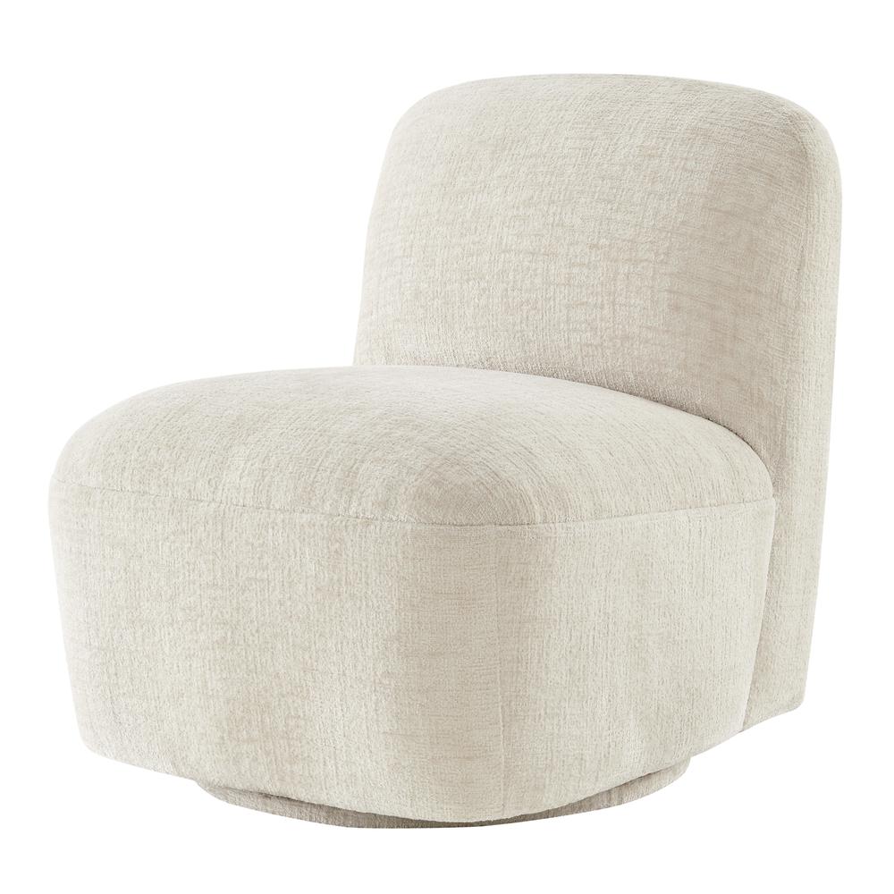 Cortez Fabric Swivel Accent Chair. Picture 1