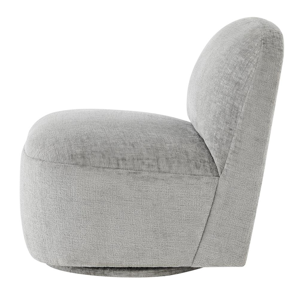 Cortez Fabric Swivel Accent Chair. Picture 3