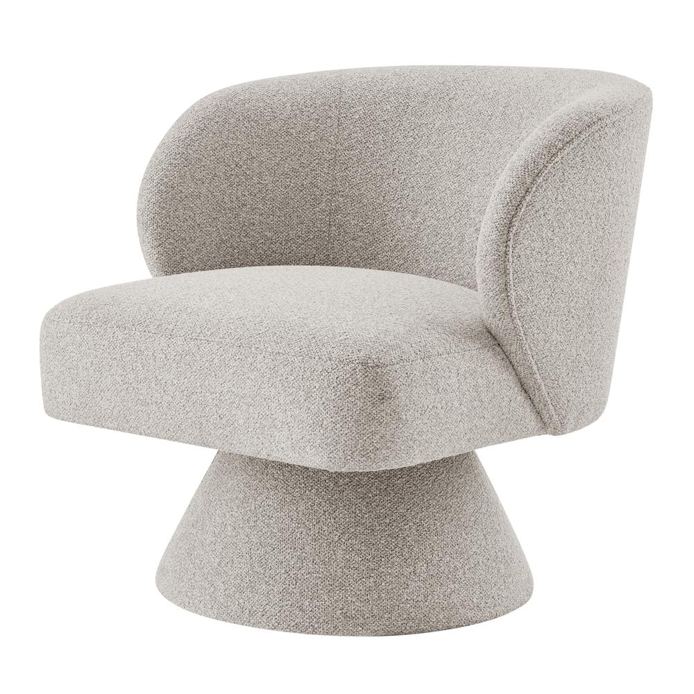 Jacinta Fabric Swivel Accent Chair. Picture 1
