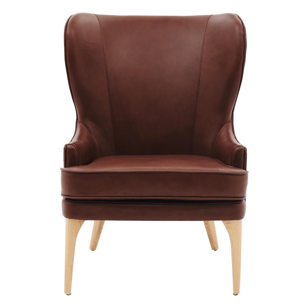 Bjorn Top Grain Leather Accent Chair. Picture 2