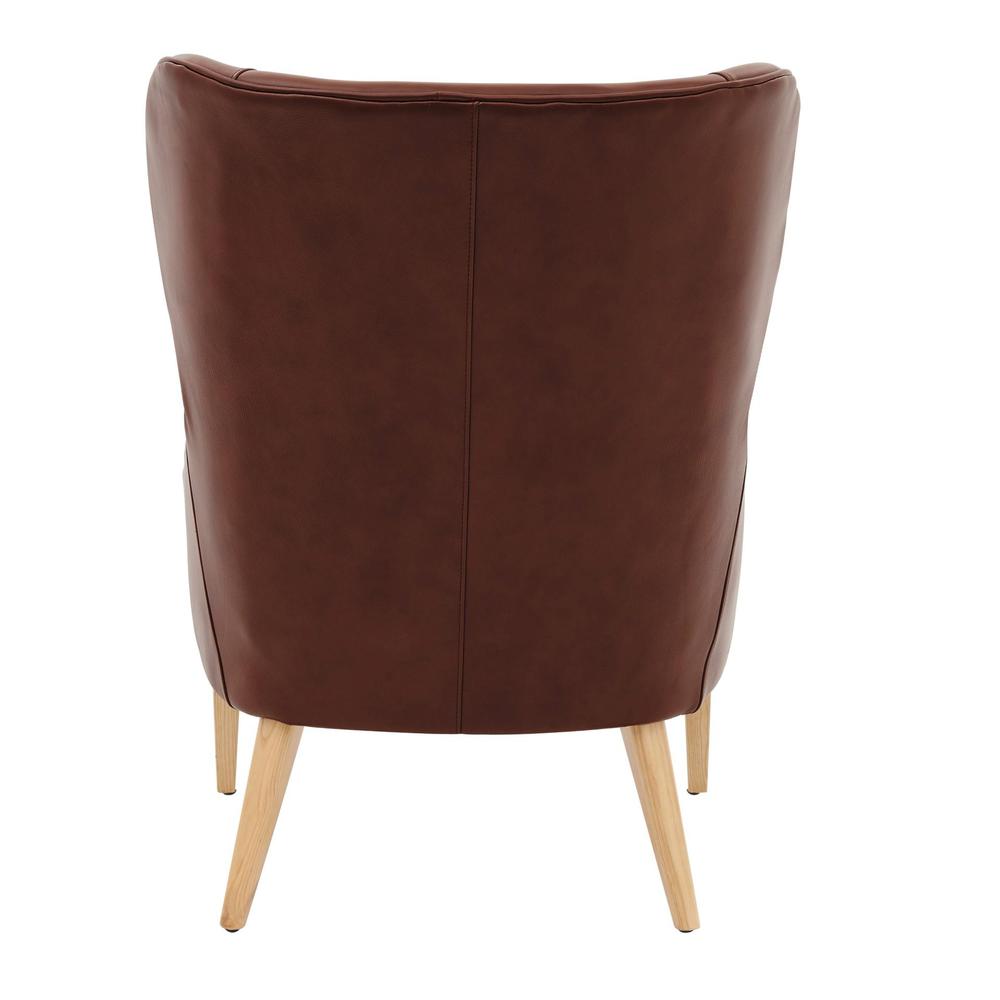 Bjorn Top Grain Leather Accent Chair. Picture 4