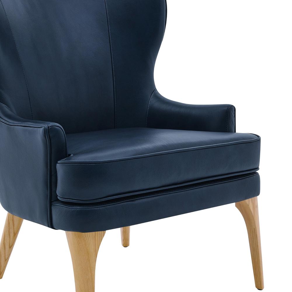 Bjorn Top Grain Leather Accent Chair. Picture 6