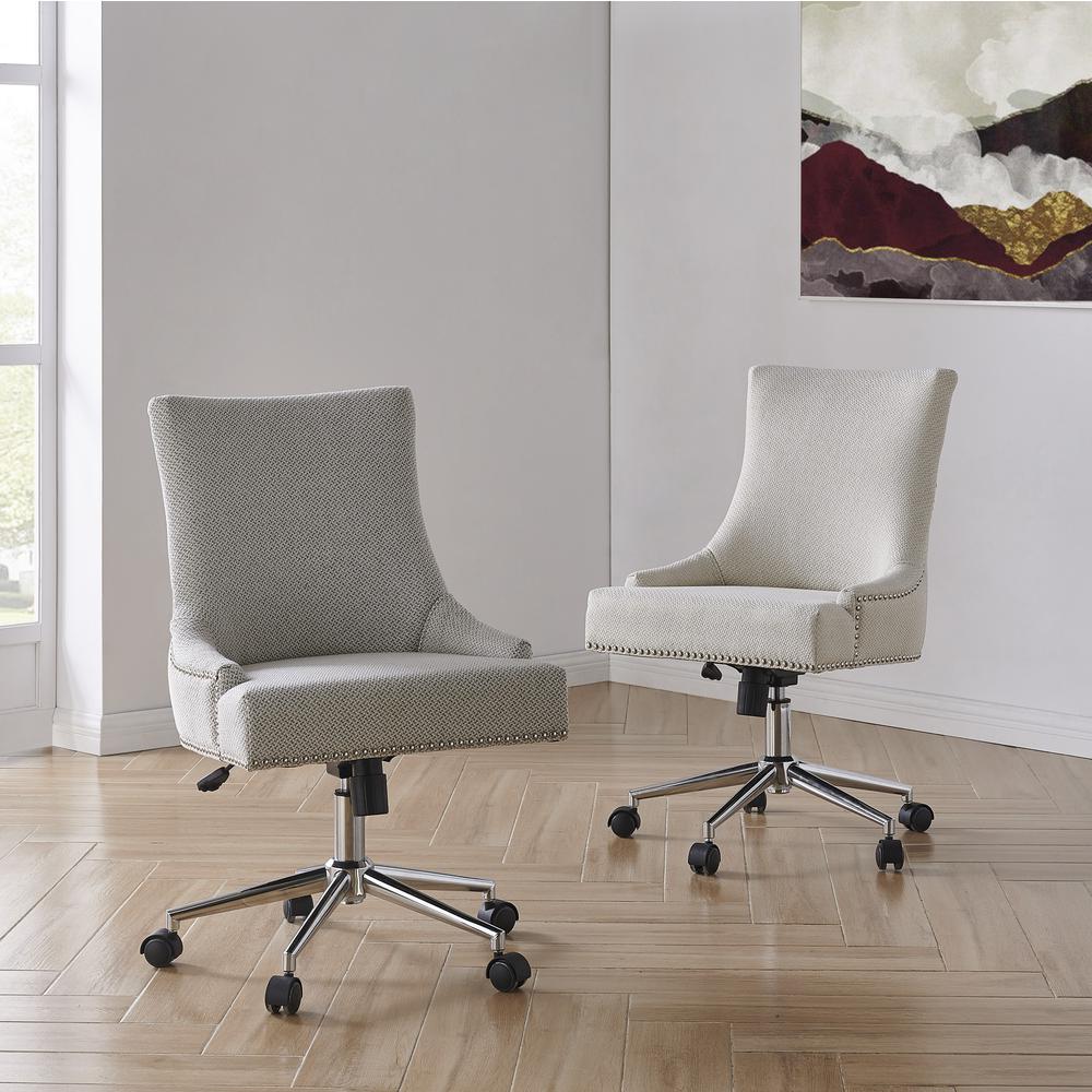Charlotte Fabric Office Chair, Cardiff Gray. Picture 12
