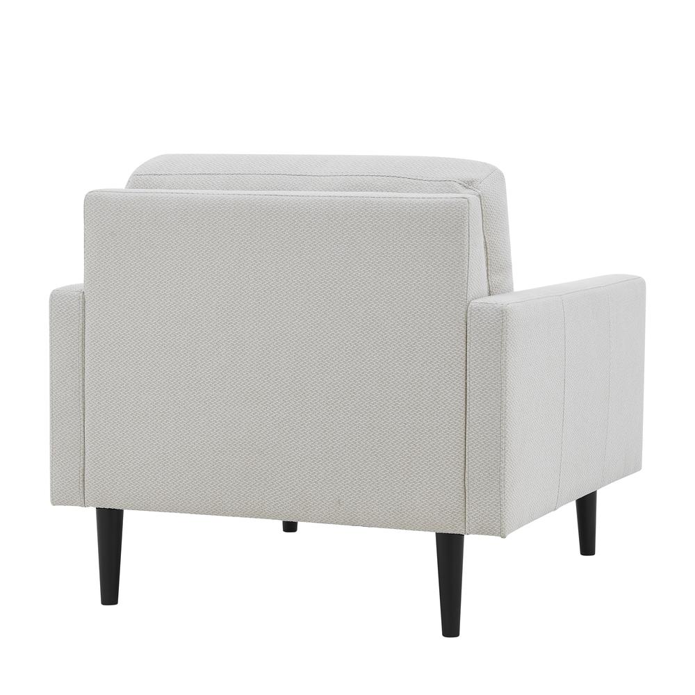 Ritchie Fabric Accent Arm Chair in Cardiff Cream. Picture 5