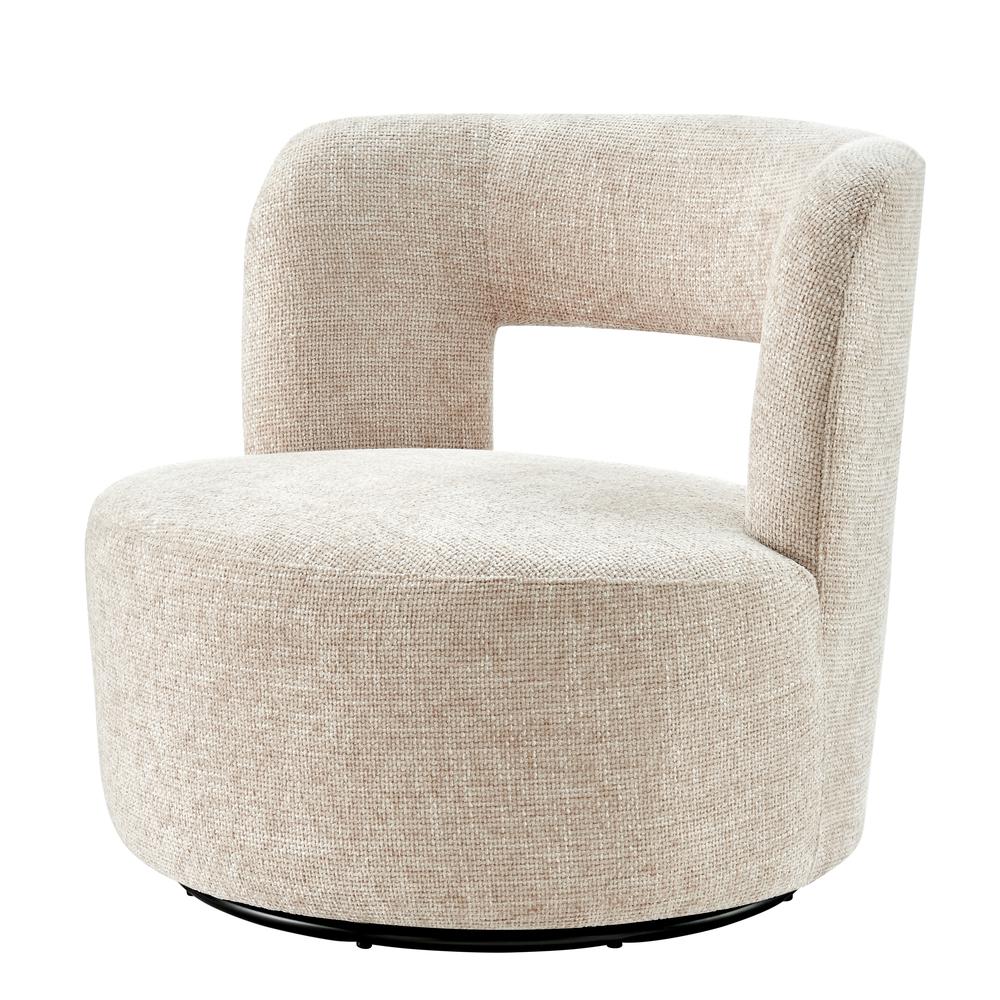 Jazzlyn Fabric Swivel Accent Chair. Picture 1