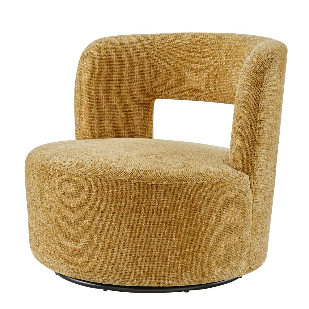 Jazzlyn Fabric Swivel Accent Chair. Picture 1