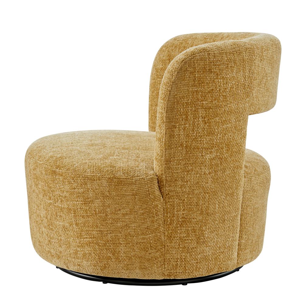 Jazzlyn Fabric Swivel Accent Chair. Picture 3
