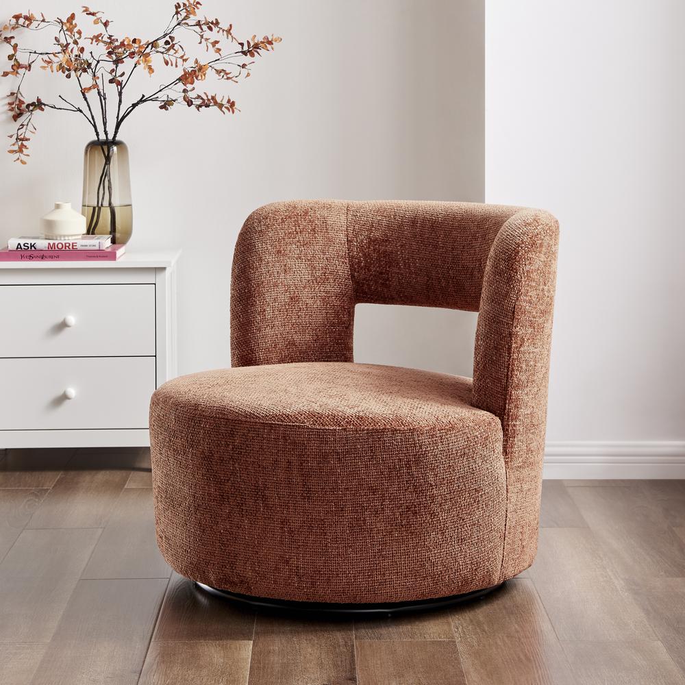 Jazzlyn Fabric Swivel Accent Chair. Picture 11