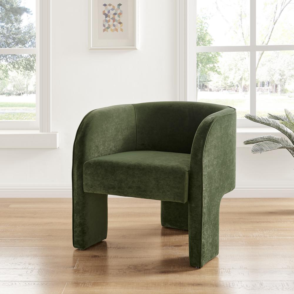 Matteo Velvet Accent Arm Chair. Picture 11