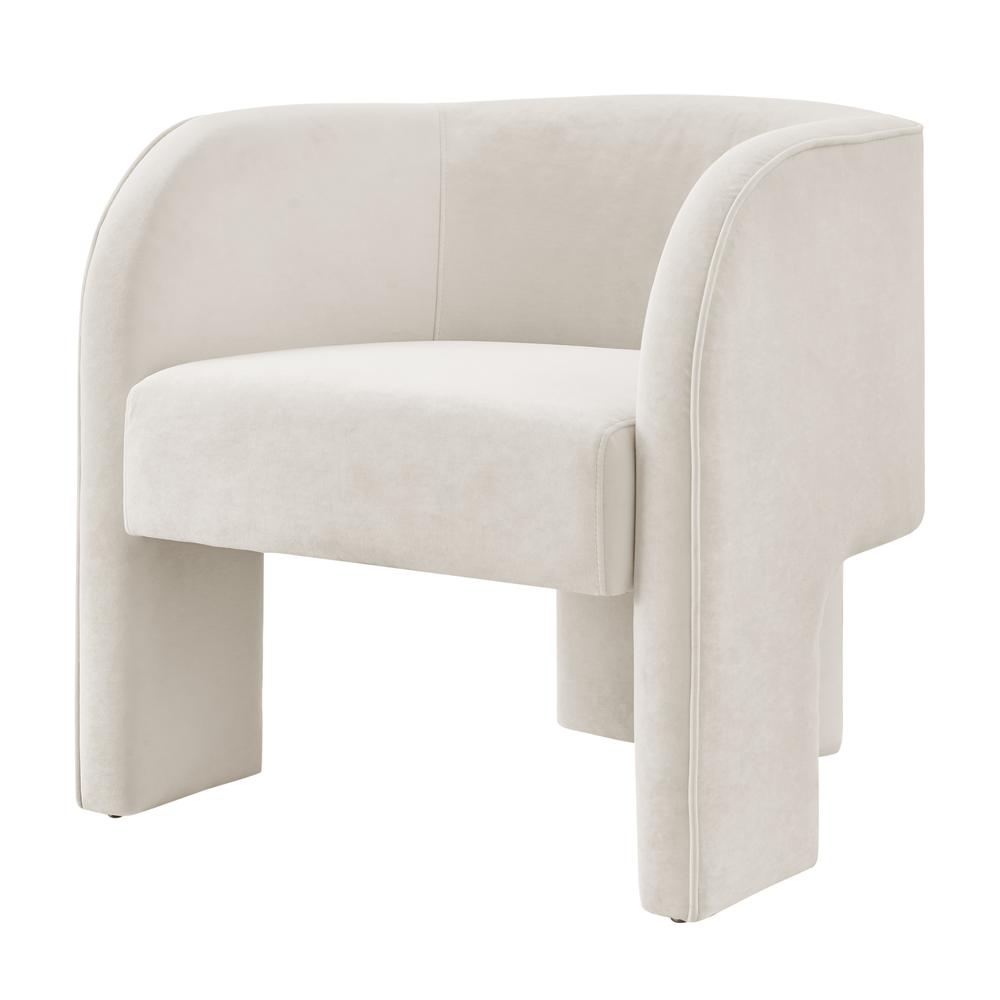 Matteo Velvet Accent Arm Chair. Picture 1