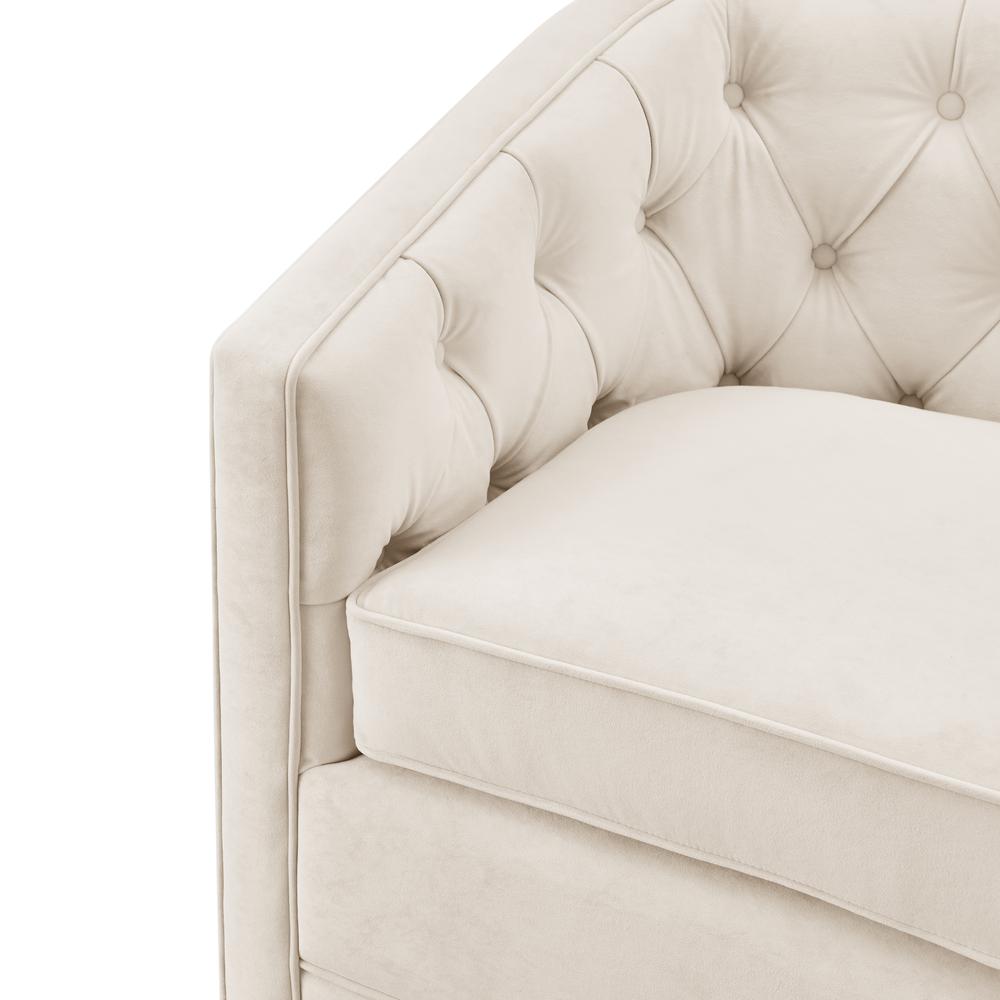 Walsh Velvet Swivel Accent Arm Chair. Picture 8
