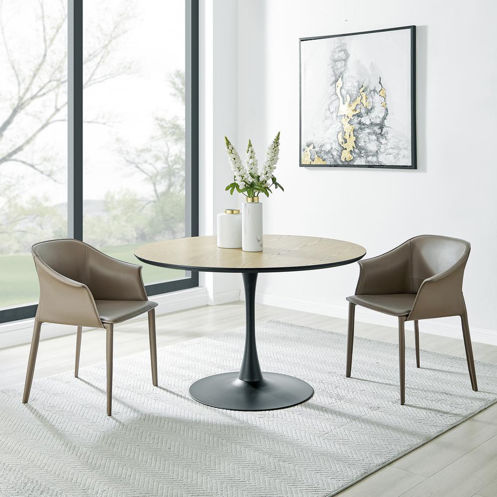 Anson 47" Round Dining Table. Picture 8