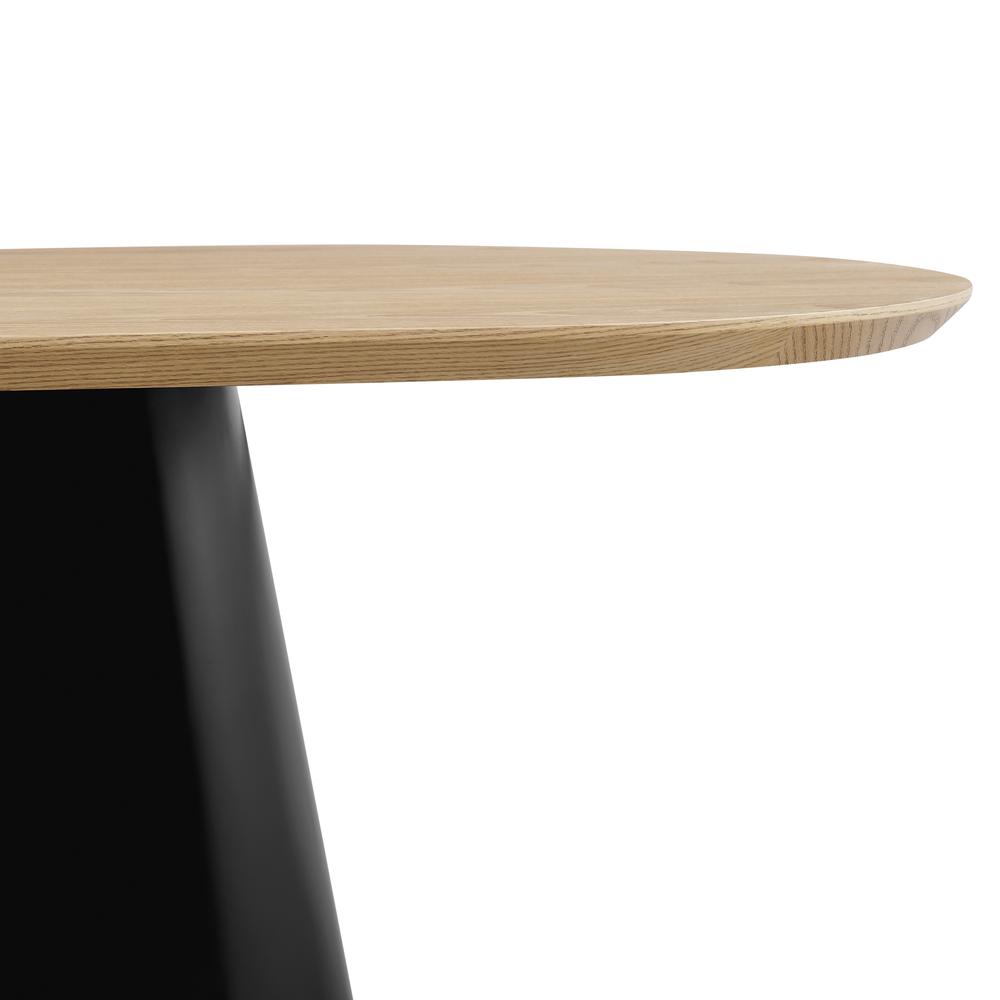 Magnus KD 63" Oval Dining Table, Light Oak. Picture 6