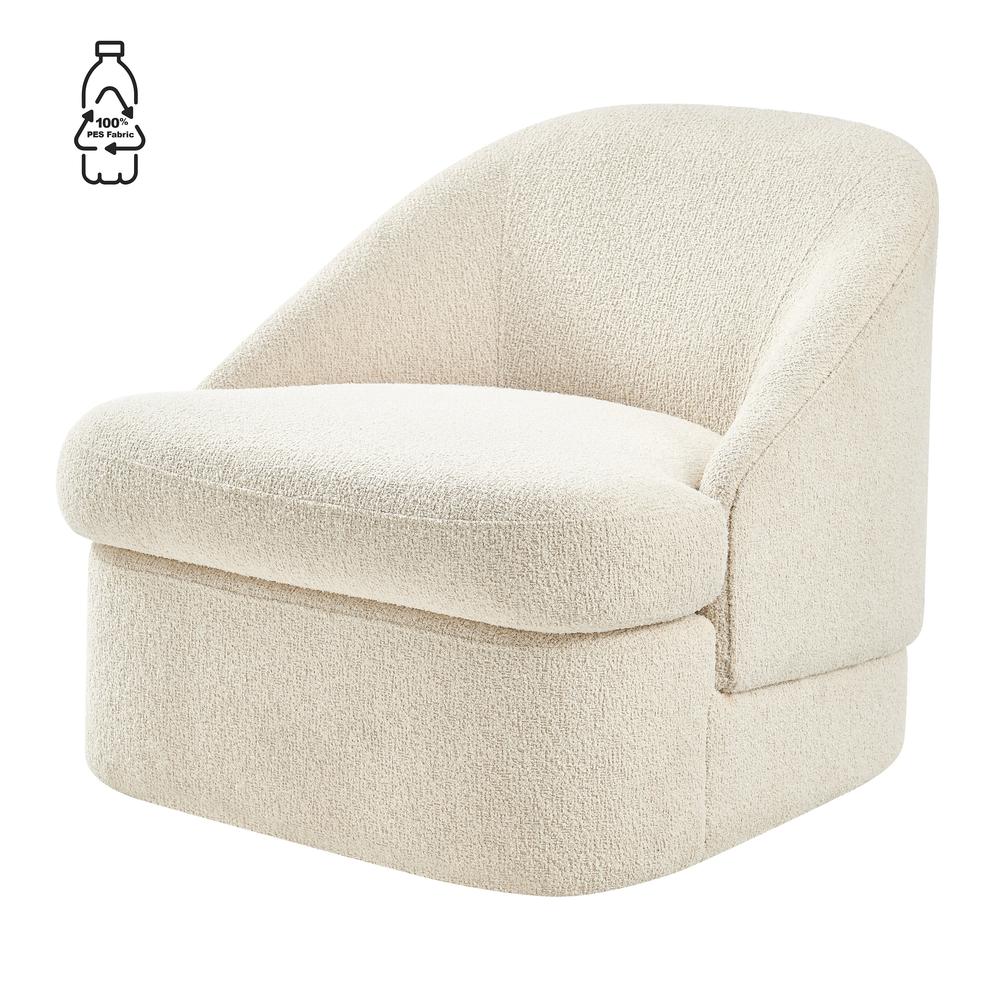 Hurley Fabric Swivel Accent Chair. Picture 1