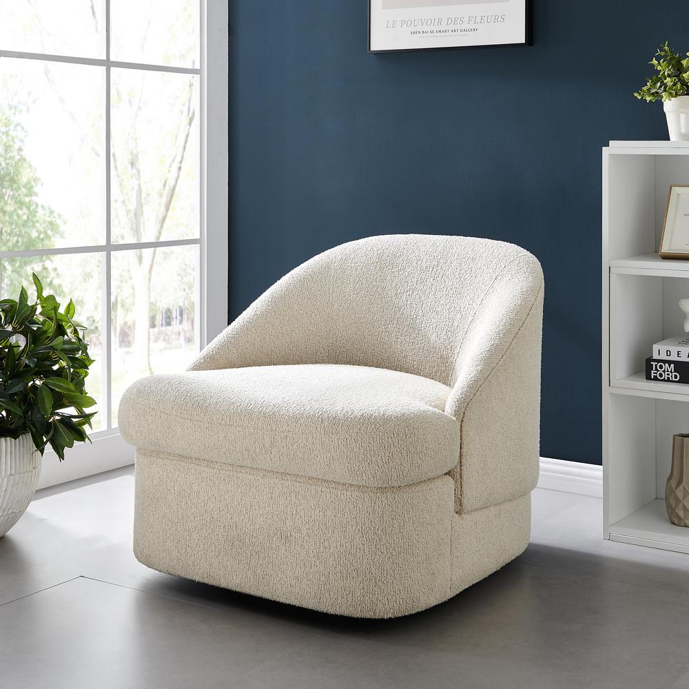 Hurley Fabric Swivel Accent Chair. Picture 10