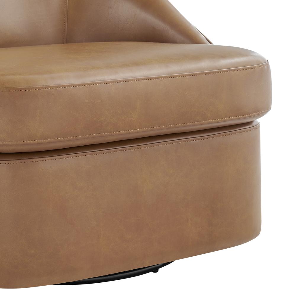 Hurley PU Swivel Accent Chair. Picture 8