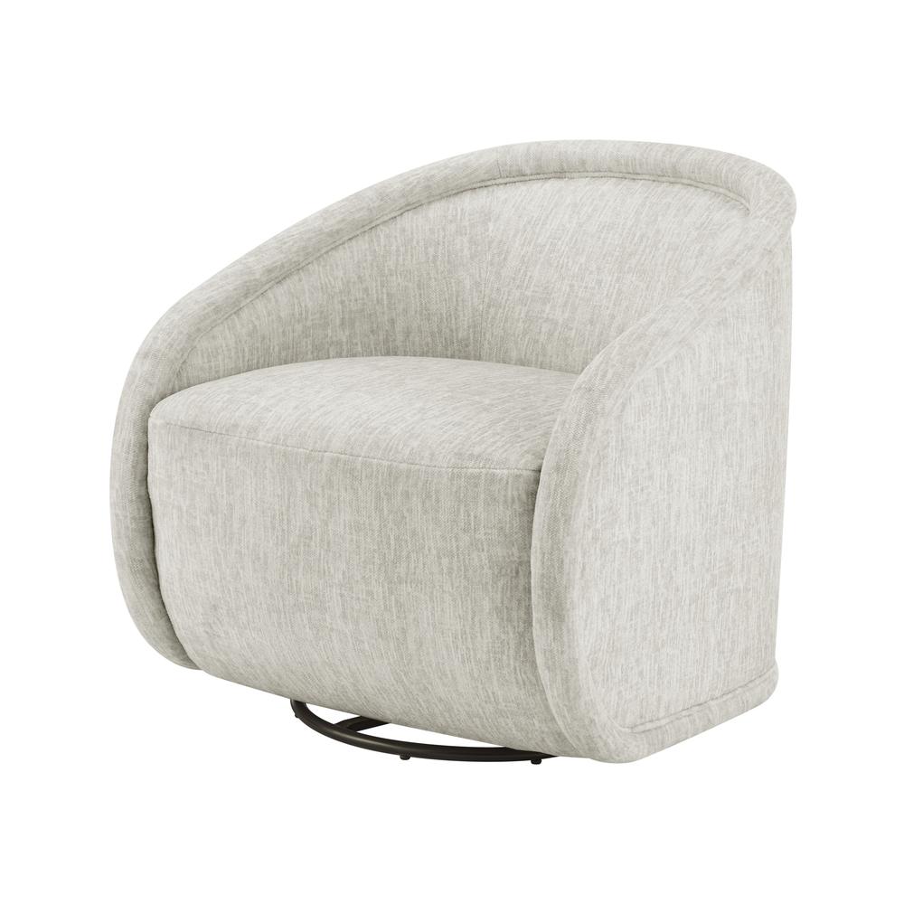 Margareth Fabric Swivel Accent Arm Chair. Picture 1
