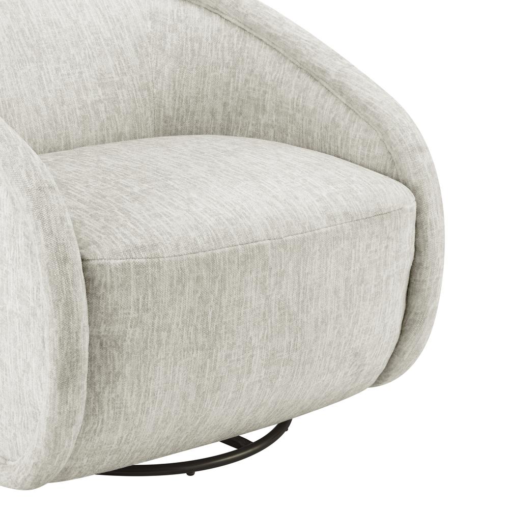 Margareth Fabric Swivel Accent Arm Chair. Picture 7