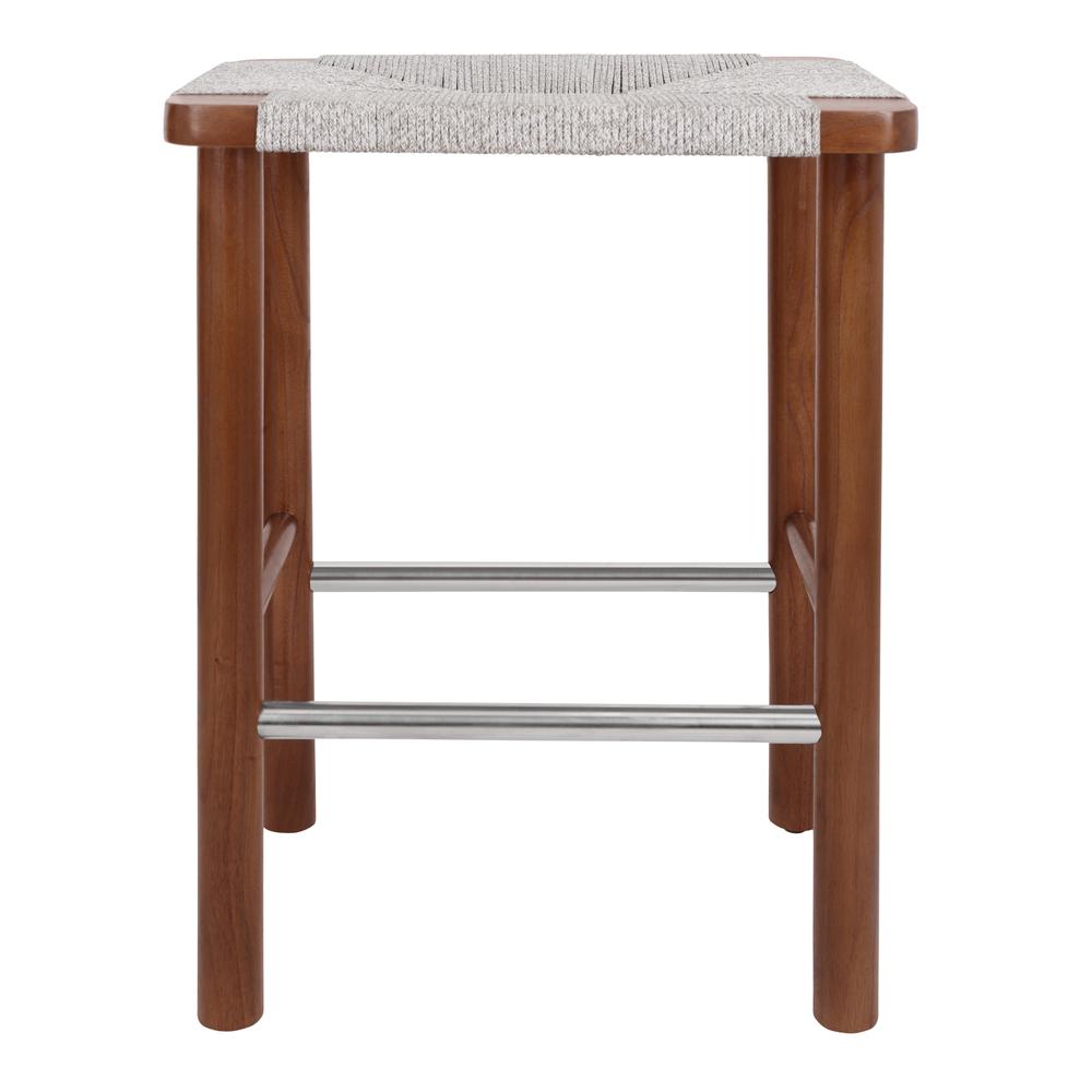 Elio Wood Counter Stool w/ Rope. Picture 2