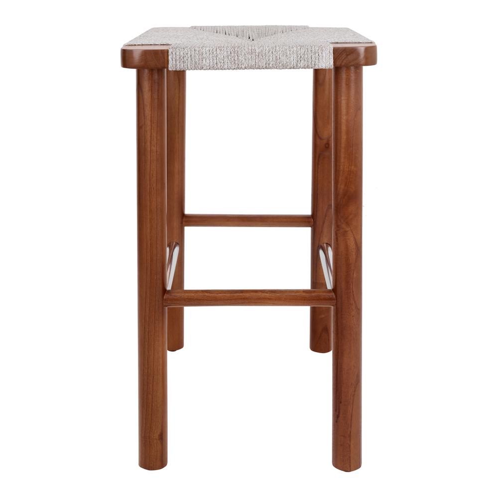 Elio Wood Counter Stool w/ Rope. Picture 3