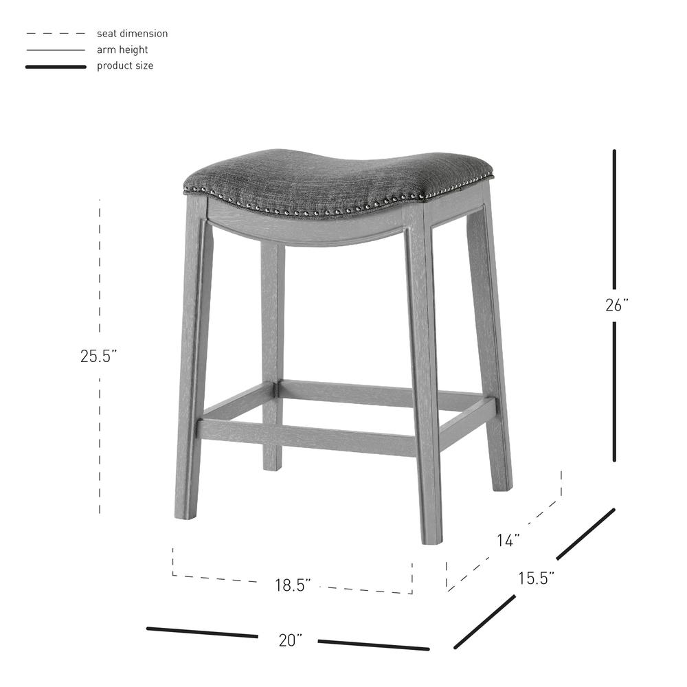 Fabric Counter Stool. Picture 6
