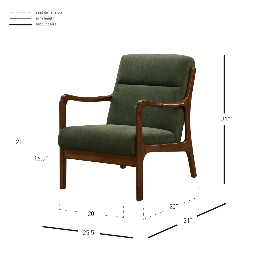 Arm Chair. Leg color: Dark Walnut.. Picture 7