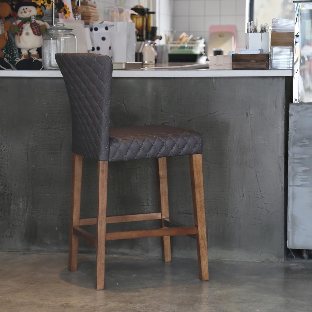 Stitching PU Leather Counter Stool. Picture 7