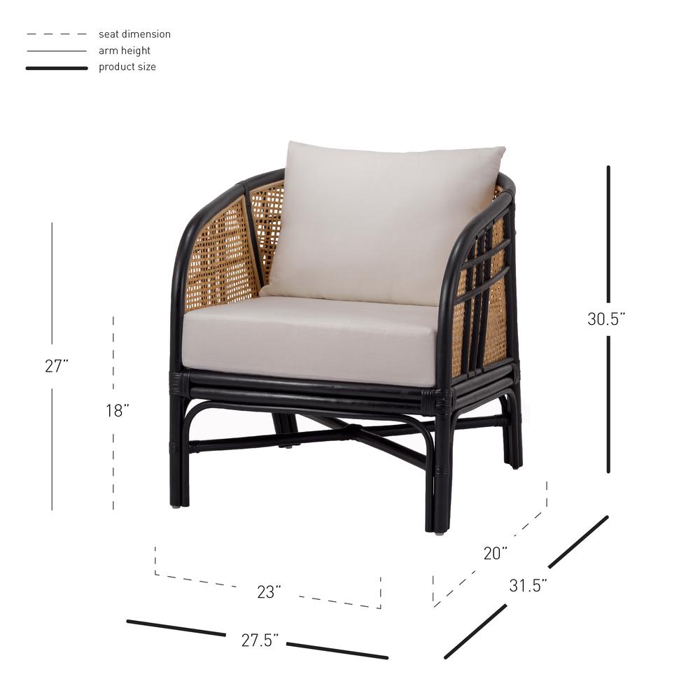 Accent Chair. Leg color: Black.. Picture 7