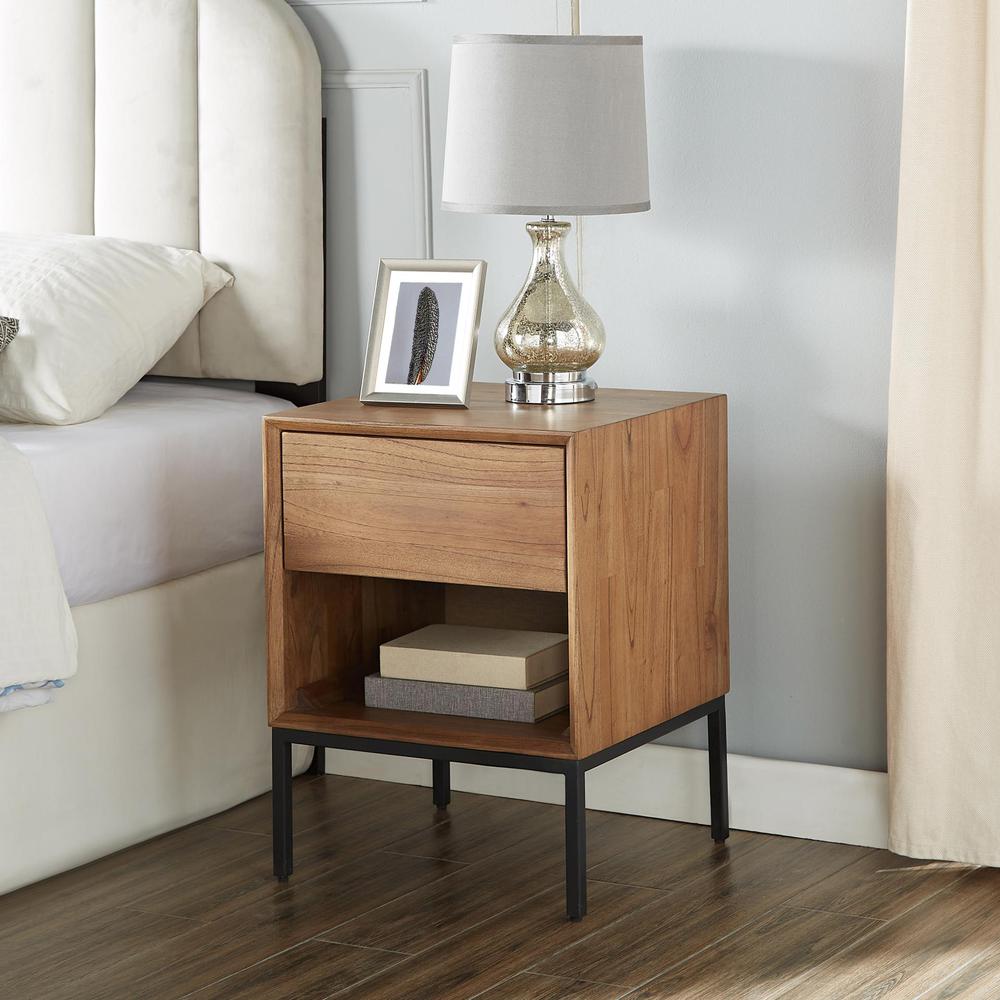 Hathaway 1-Drawer Night Stand. Picture 5