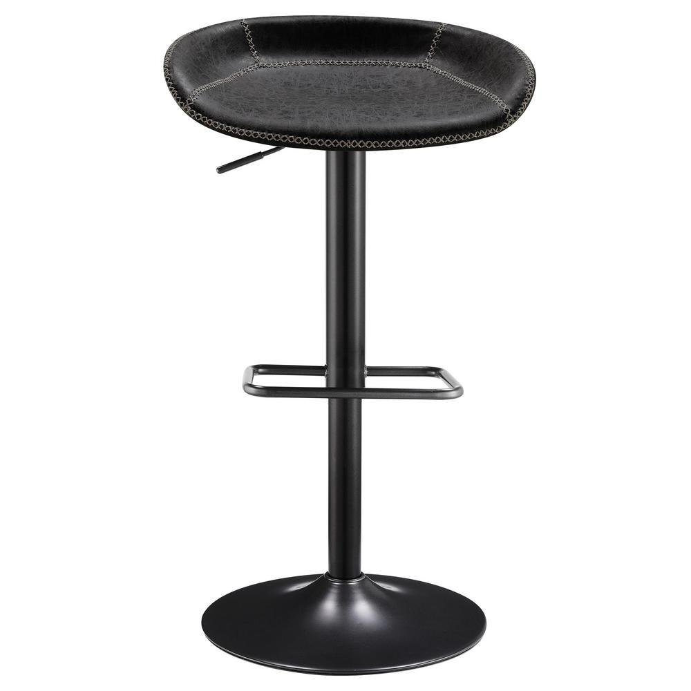 Rogue PU Leather Gaslift Bar Stool, (Set of 2). Picture 2