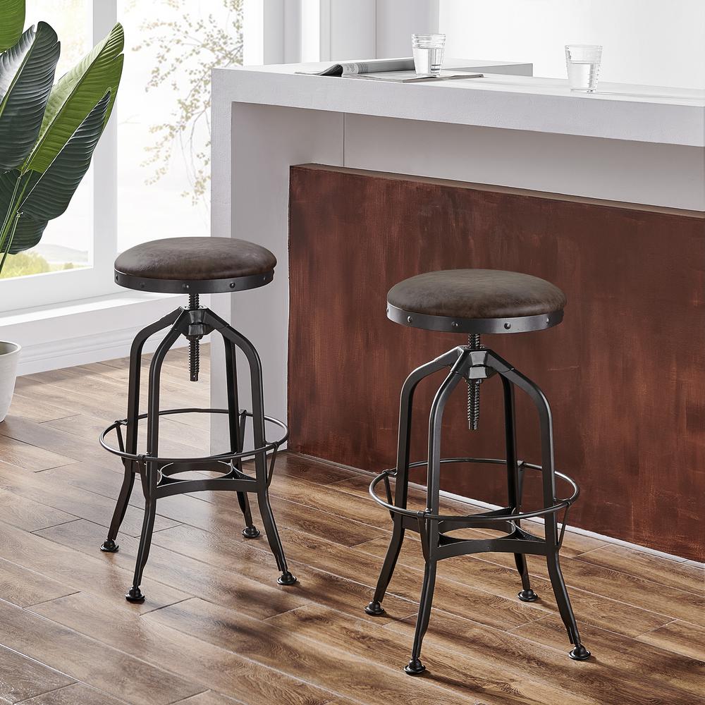 Industrial PU Adjustable Stool. Picture 6