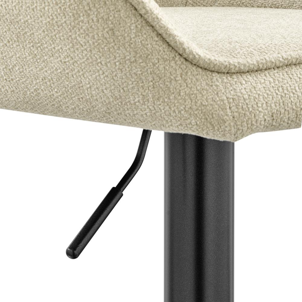 Luther Fabric Gaslift Swivel Bar Stool, (Set of 2). Picture 8