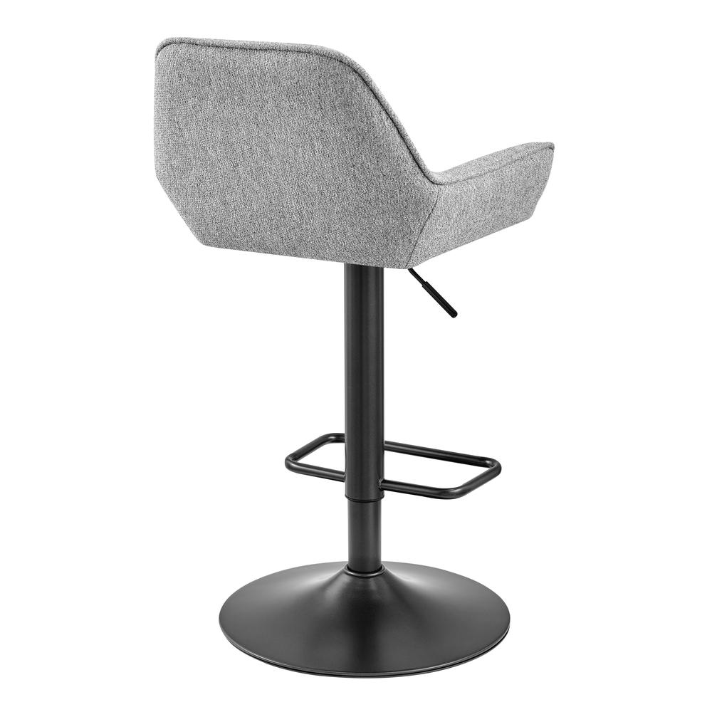 Luther Fabric Gaslift Swivel Bar Stool, (Set of 2). Picture 4