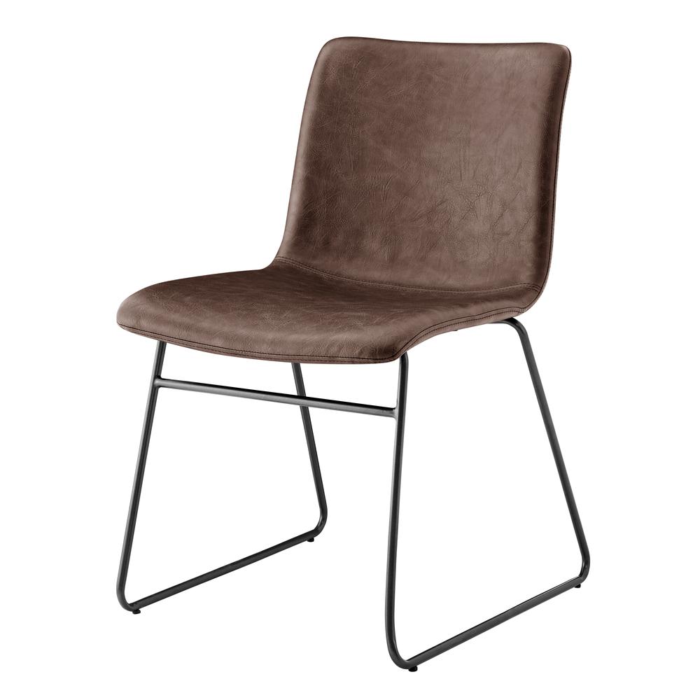 Bruce PU Dining Side Chair, (Set of 2). Picture 1