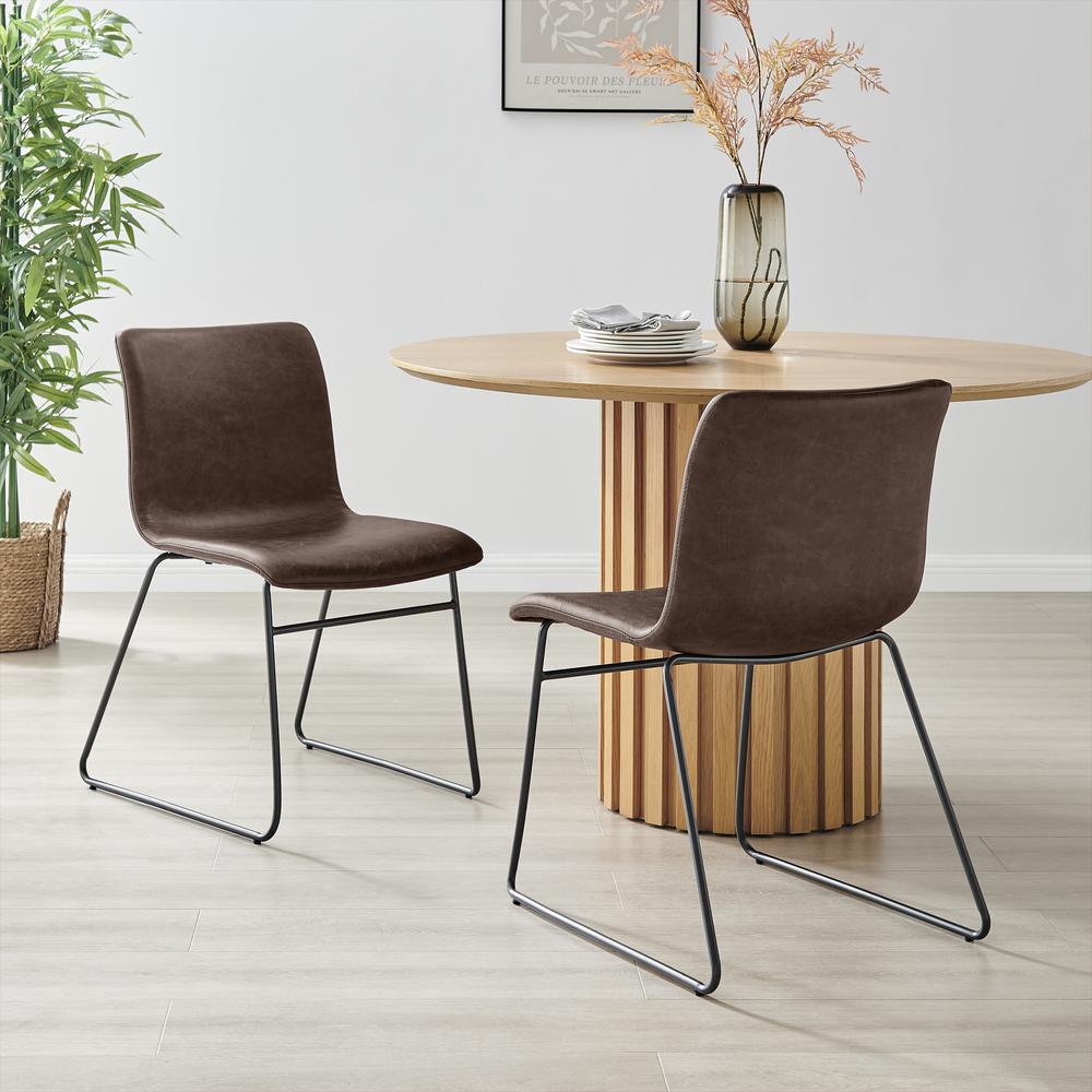 Bruce PU Dining Side Chair, (Set of 2). Picture 11
