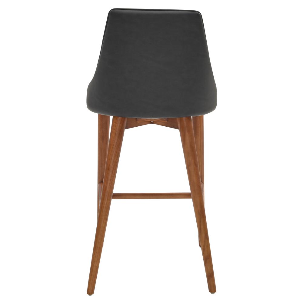 Erin PU Leather Counter Stool, Antique Tan. Picture 4