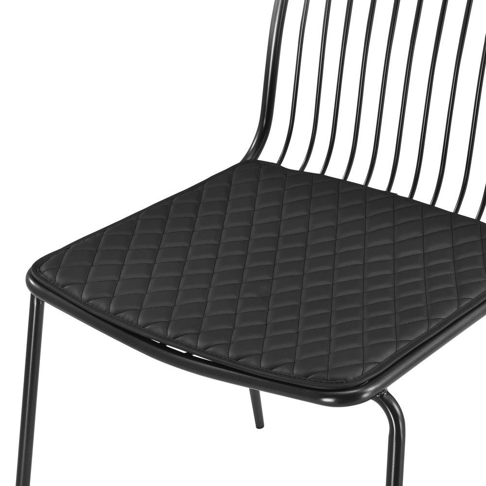 Metal Chair,Set of 4. Powder Coated Steel. Picture 6